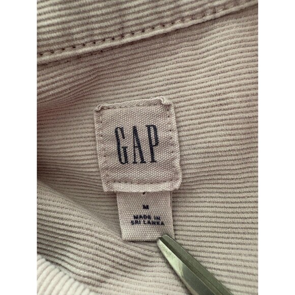 GAP Corduroy Shirt Size M Purple Orchid Utility Button Down Mini Cord - Picture 6 of 16